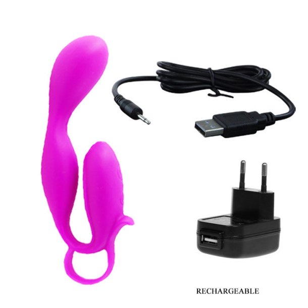 Pretty Love highgrade flowery massager lilla