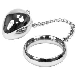 Metal Hard cock ring 45mm + k�deperle
