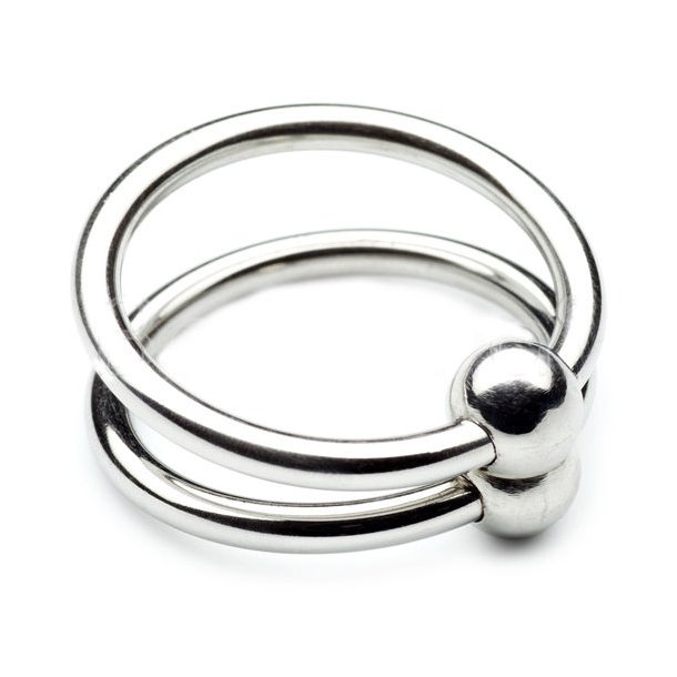 Metal Hard dobbelt glans ring 30 mm