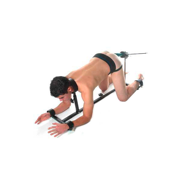 Metal Hard prison restraint med fuck-stang