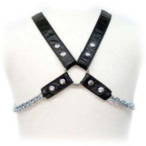 Leather Body chain harness II