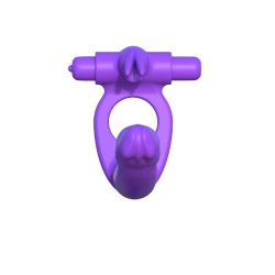 Fantasy c-ringz silikone dobbelt vibrator kanin