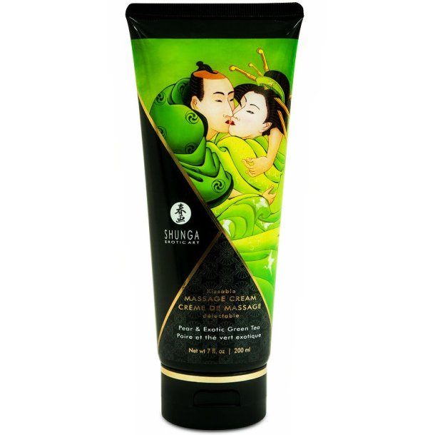 Shunga massage cream pear and exotic gr�n tea 200 ml