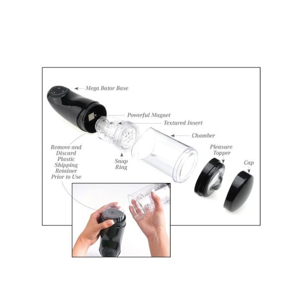 Pipedream PDX mega bator mund r�d