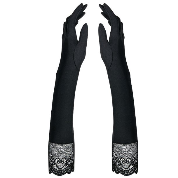 Obsessive elegant elbow lenght gloves size