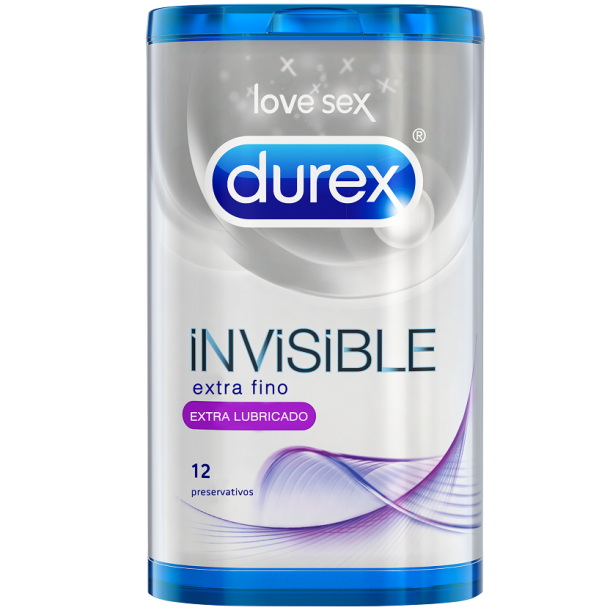 Durex invisible extra creme 12 stk kondomer
