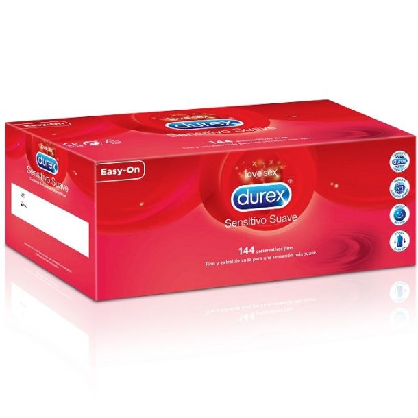Durex soft and sensitive 144 stk kondomer