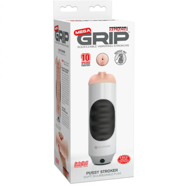 Pipedream extreme toyz mega grip vagina masturbator