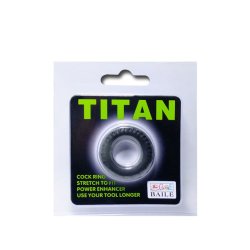 Baile titan penisring sort gr�n 2cm