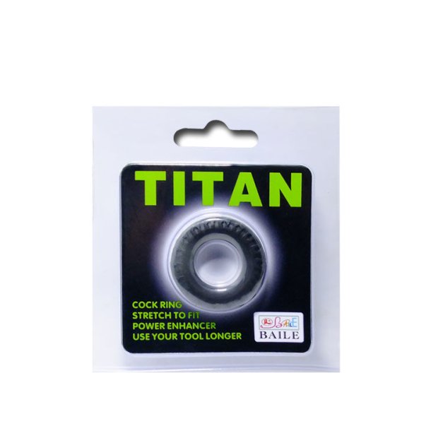 Baile titan penisring sort gr�n 2cm