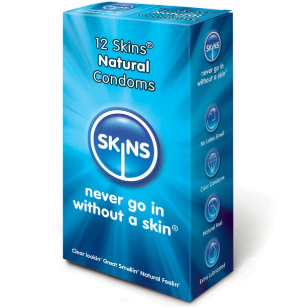 Skins kondomer natural 12 stk
