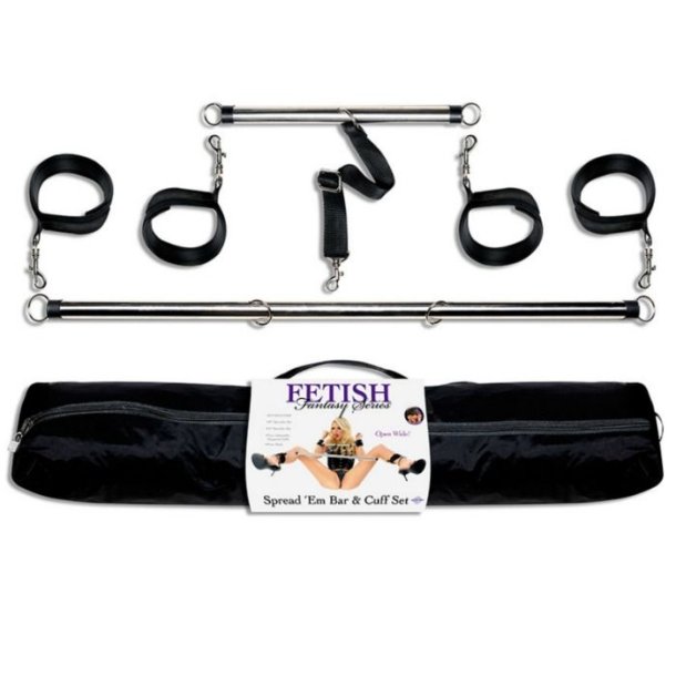 Fetish Fantasy spred em bar and cuff set