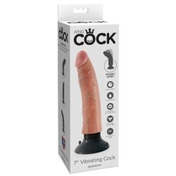 Pipedream King Cock 17,78 cm lys vibrerende dildo