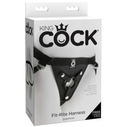 Pipedream King Cock fit rite harness