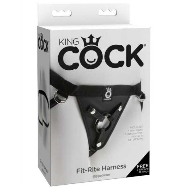 Pipedream King Cock fit rite harness
