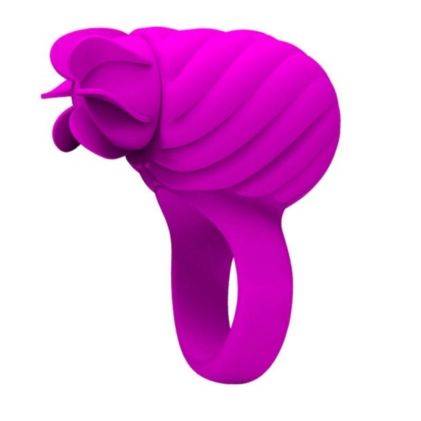 Pretty Love silikone roterende og teaser penis ring