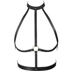 Bijoux Maze body harness set in black