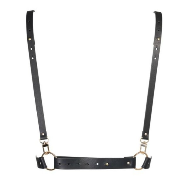 Bijoux Maze body-harness set in black