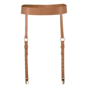 Bijoux Maze brown waist suspender SM-belt 