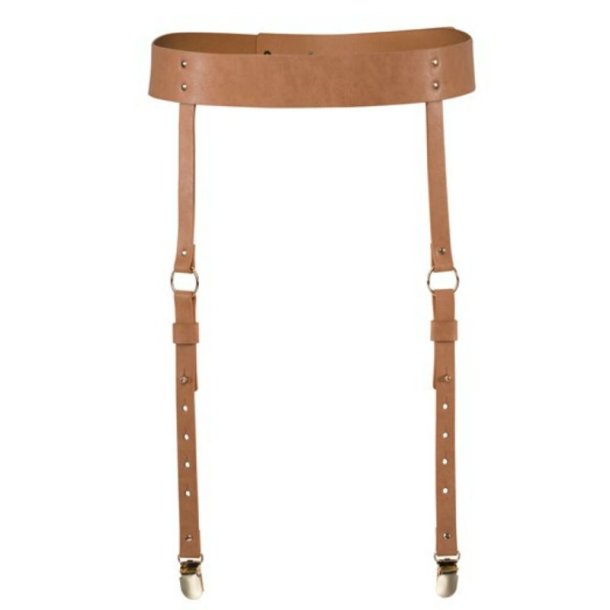 Bijoux Maze brown waist suspender SM-belt 