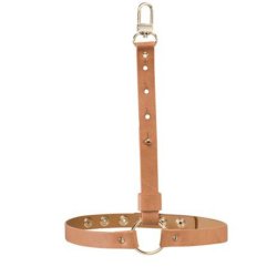 Bijoux Maze brown vegan garter belt for pants/short