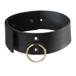 Bijoux Maze labyrint bred choker i sort