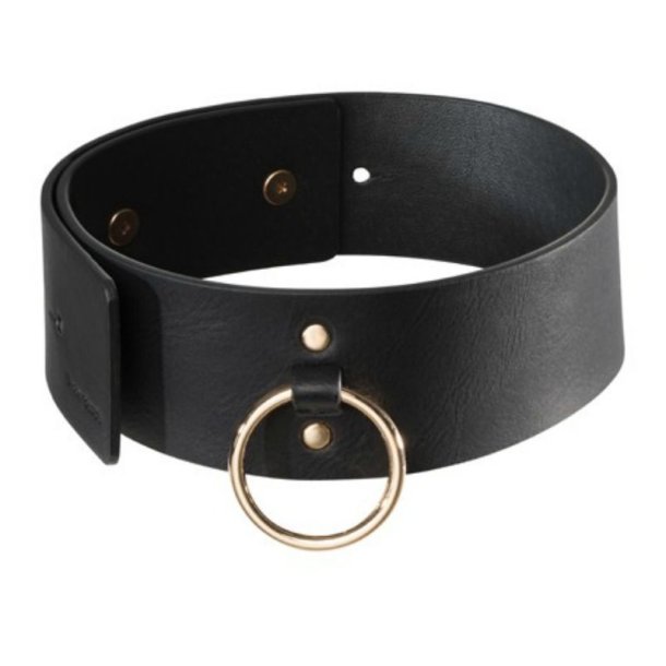 Bijoux Maze labyrint bred choker i sort