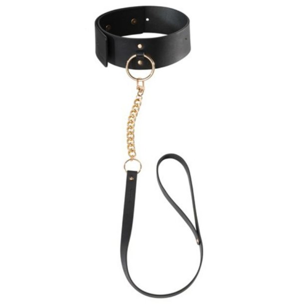Bijoux Maze labyrint bred choker i sort