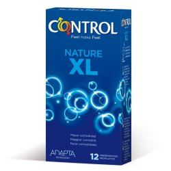 Control adapt natur XL 12 stk kondomer
