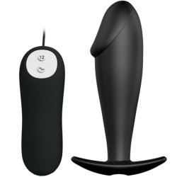 Pretty Love bottom silikone anal plug 12 vibrationsformer