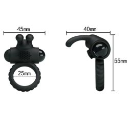 Pretty Love eudora vibrator ring med kanin