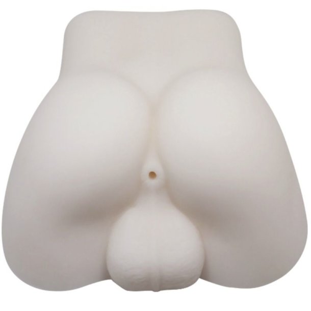 Baile  mini ass and testicles soft stroker