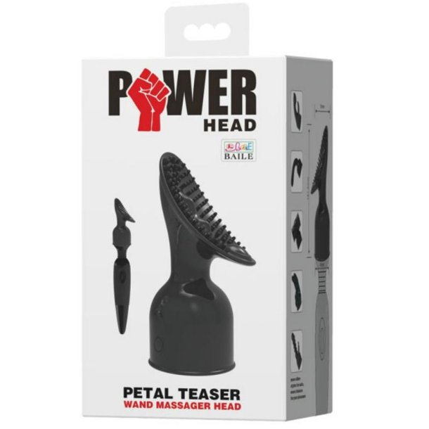 Baile power head udskiftelig massager head clit