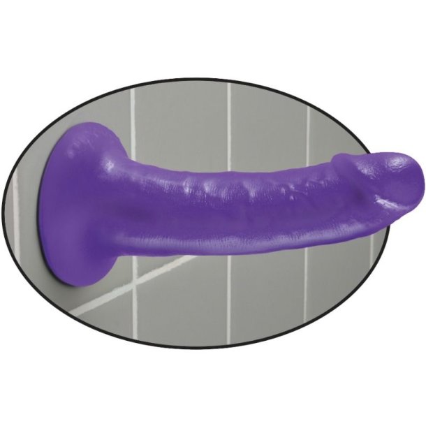 Dillio lilla slank dildo 15,3 cm