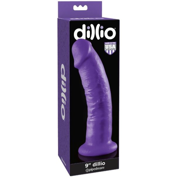 Dillio lilla dildo 22,9 cm