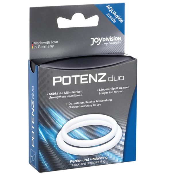 Potenz Duo ringer medium hvid