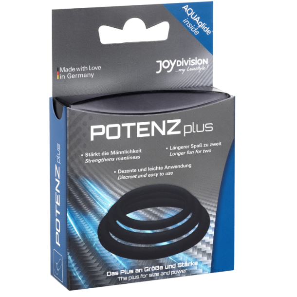 Potenz Duo sort, s�t med 3 stk (s, m, l)