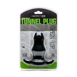 Perfect Fit dobbelt tunnel plug medium sort