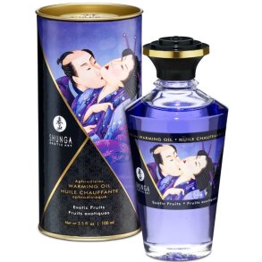 Shunga varmende glidecreme olie frugter 100 ml
