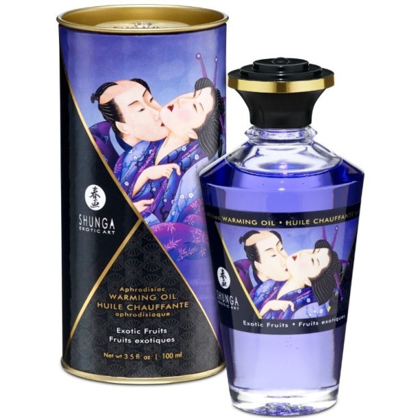 Shunga varmende glidecreme olie frugter 100 ml