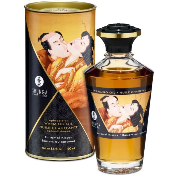 Shunga varmende glidecreme olie karamel 100 ml