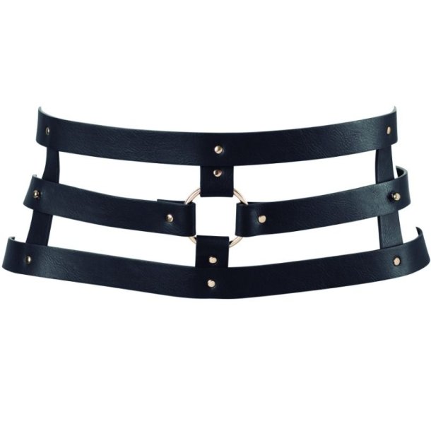 Bijoux Maze bredt b�lte harness i sort 