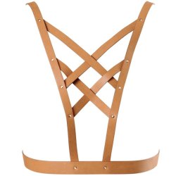 Bijoux Maze overkrops harness set brown
