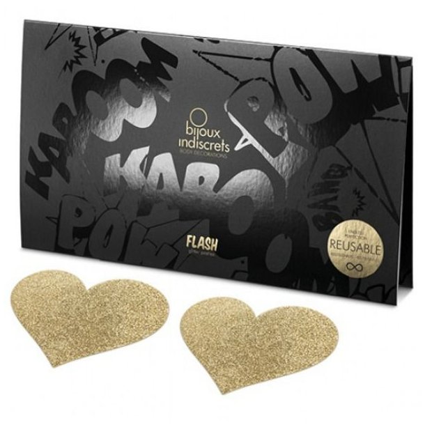 Bijoux Indiscrets heartshaped nipplecovers gold 