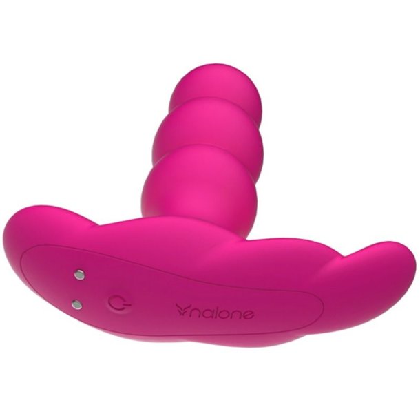Nalone pearl anal vibrator fjernbetjent sort