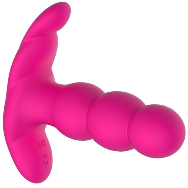 Nalone pearl anal vibrator fjernbetjent sort