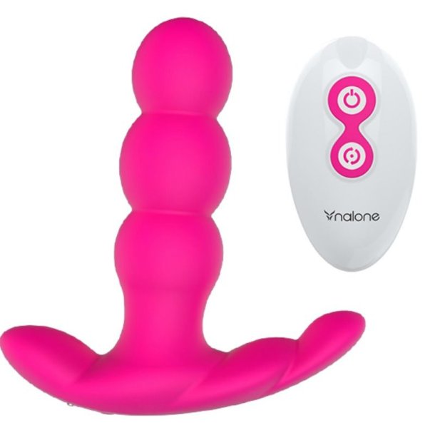 Nalone pearl anal vibrator fjernbetjent sort