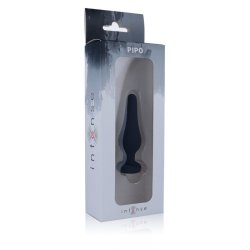 Intense anal plug pipos silikone sort 9,8cm