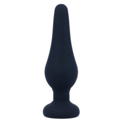 Intense anal plug pipos silikone sort 9,8cm