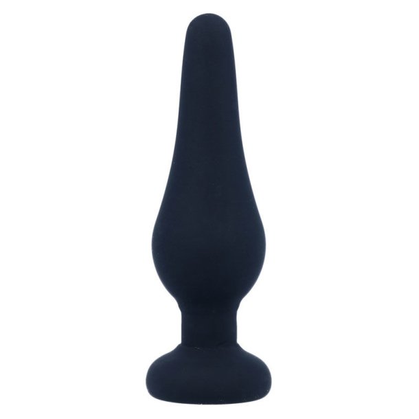 Intense anal plug pipos silikone sort 9,8cm